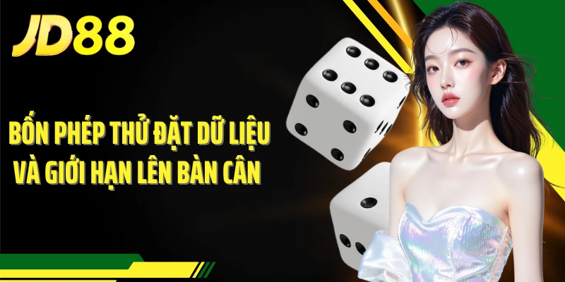 Bốn phép thử đặt dữ liệu và giới hạn lên bàn cân