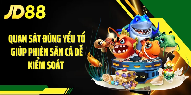 Quan sát đúng yếu tố giúp phiên săn cá dễ kiểm soát